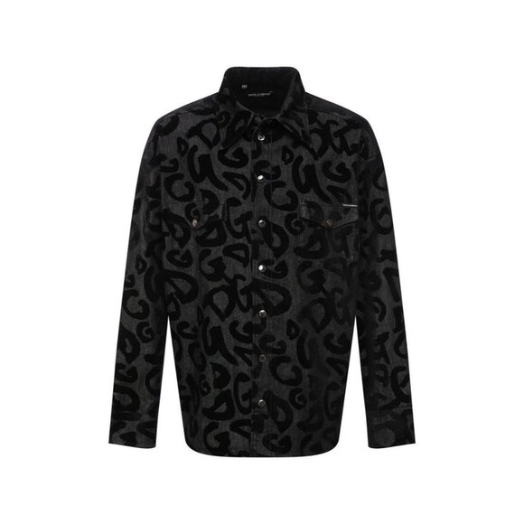 Authentic Dolce & Gabbana Top Chemise Button Up Dress Shirt Jacket Denim Men's - Picture 3 of 12